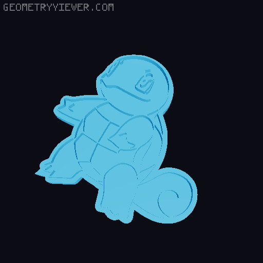 Pokemon Cookie cutter Set - PART 001 3D model thumbnail