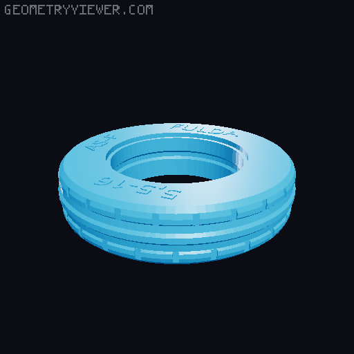 Wheels for Lanz Alldog 1:8 3D model thumbnail