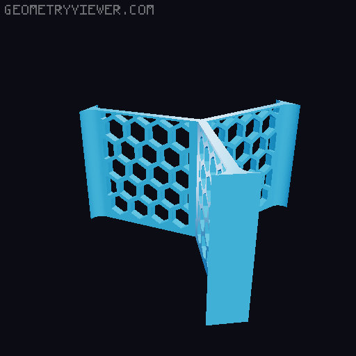 Expandable Desk Organizer Dividers 3D model thumbnail