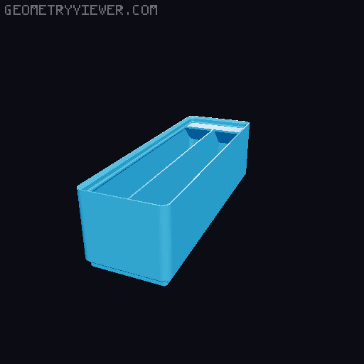 Gridfinity Bin Generator 3D model thumbnail