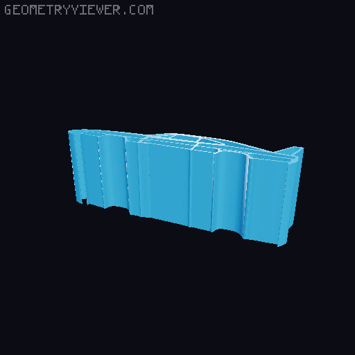 Car silhouettes! different models 3D model thumbnail