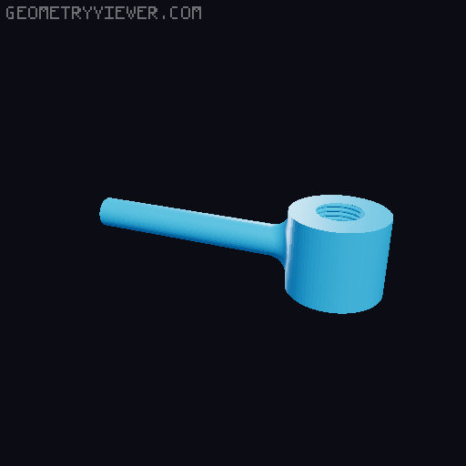 Deadblow Hammer Bigger 3D model thumbnail