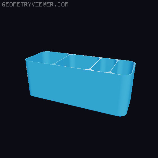 IKEA SKÅDIS Ultimate Bin, Tray & Hanger Set 3D model thumbnail