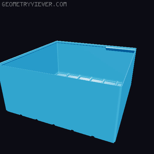 Gridfinity cups height 16 (116mm) collection 3D model thumbnail