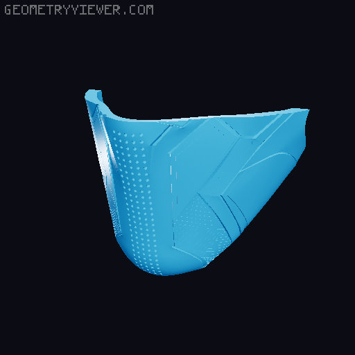 Black Panther Helmet - Civil War 3D model thumbnail