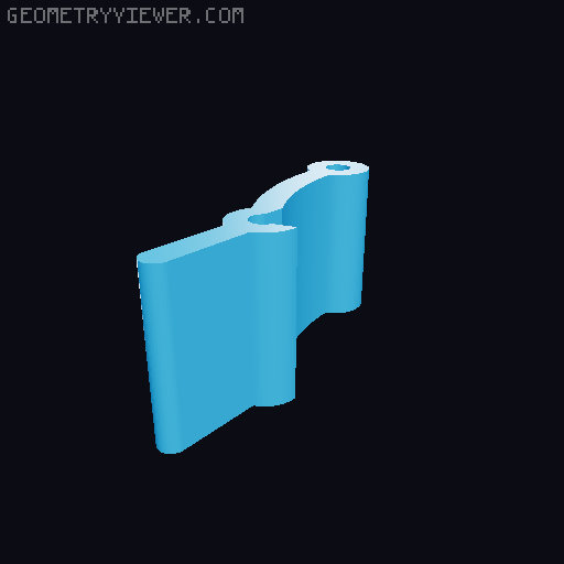 Compact parametric box (for instax square) 3D model thumbnail