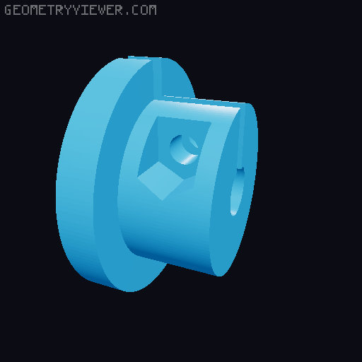 6DoF Robot Arm (Six-Axis 3D printed Robotic Arm) 3D model thumbnail