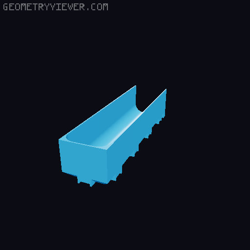 Modular Drawer Organizer Remix 3D model thumbnail