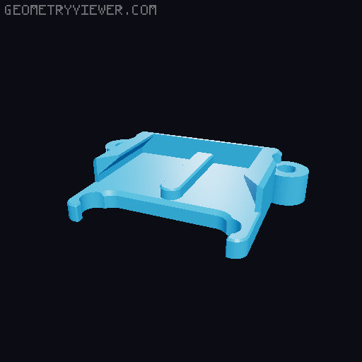 ADXL345 alternate Y-axis & PCB mount Ender 3 v3 SE/KE 3D model thumbnail