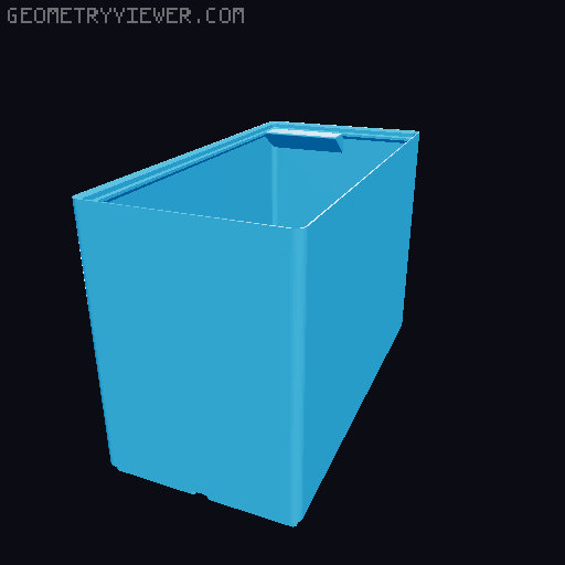 Gridfinity cups height 16 (116mm) collection 3D model thumbnail