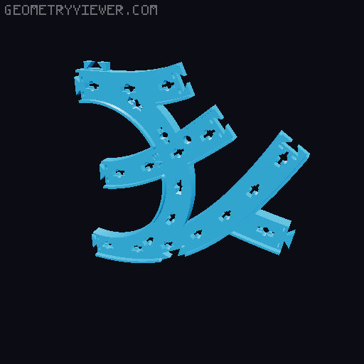 Singing Santa For Seeds 3D model thumbnail