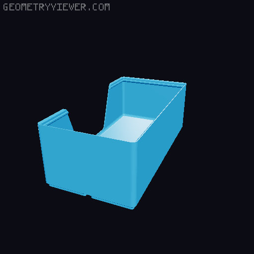 Gridfinity wall cutout collection 3D model thumbnail