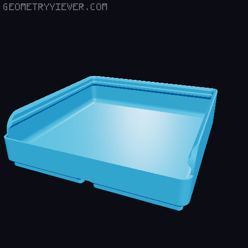 Gridfinity rouded bins collection all sizes 3D model thumbnail
