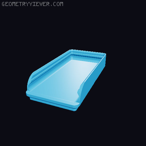 Gridfinity rouded bins collection all sizes 3D model thumbnail
