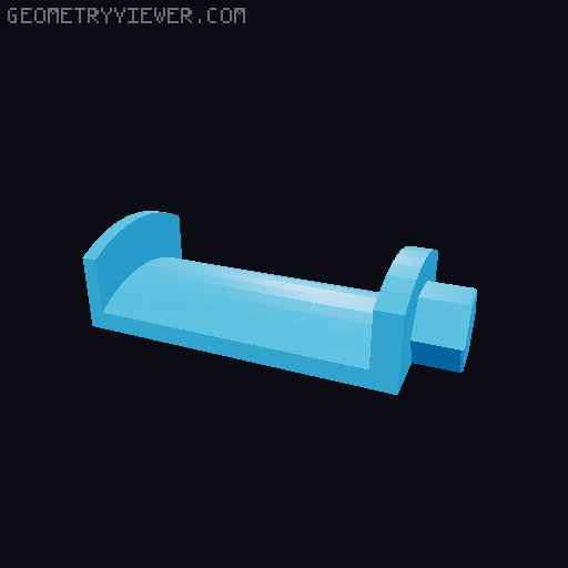 HSW Headphone Hanger - SteelSeries Logo 3D model thumbnail
