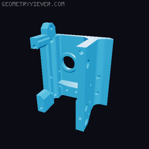 Drilling machine 3D model thumbnail