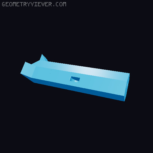 openGrid - Angle connector 3D model thumbnail