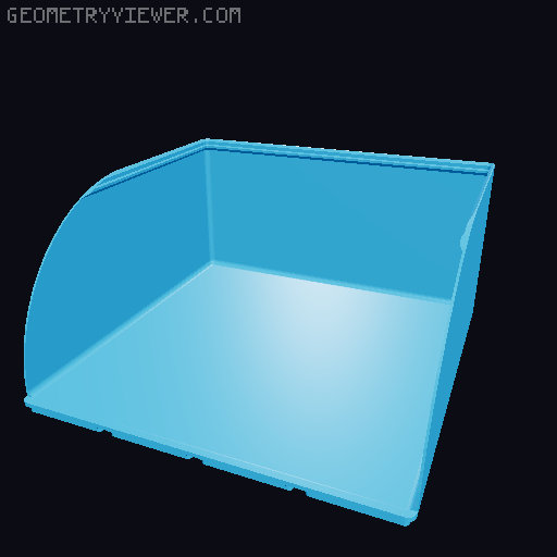Gridfinity rouded bins collection all sizes 3D model thumbnail