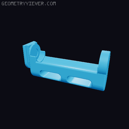 Filler spool holder for Artillery Sidewinder X4 3D model thumbnail