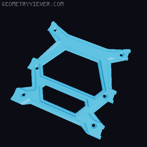 Hanging Spool Holder to Reverse Bowden Setup | Magnetic PTFE Connector 3D model thumbnail
