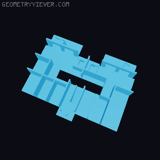 The house I live in ( Model railway N scale 1:160) 3D model thumbnail