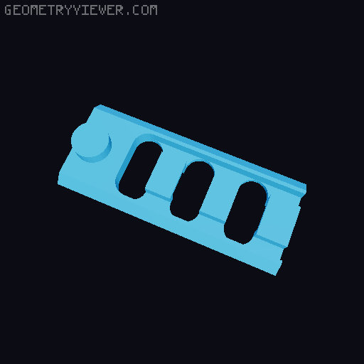 Assassins creed hidden blade 3D model thumbnail