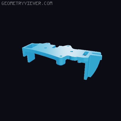 Steam Controller Battery Base 3D model thumbnail