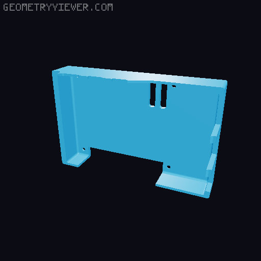 RASPBERRY PI 5 CASE 3D model thumbnail
