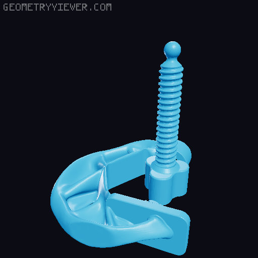 Prusament PET-G Clamp Optimized 3D model thumbnail