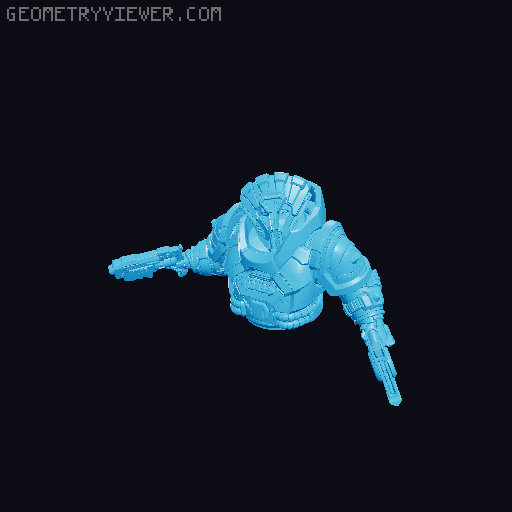 Nibelung Warrior 3D model thumbnail