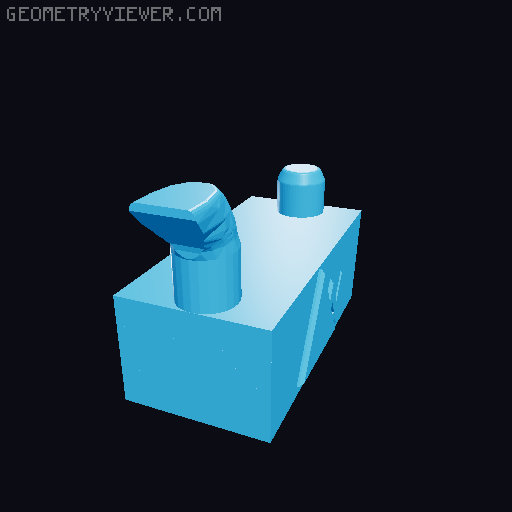 Pegboard levitating toolbox 3D model thumbnail