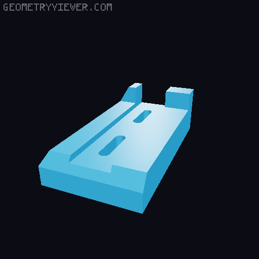 Pulse XE Y-Axis Linear Rail Guide Upgrade 3D model thumbnail