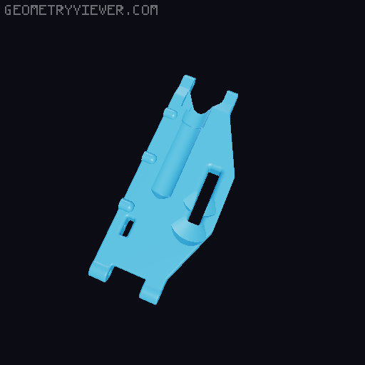 Arrma Kraton 4S V 2.5 Rear Arms (ARA330710) 3D model thumbnail