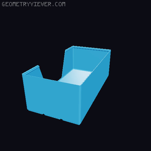Gridfinity wall cutout collection 3D model thumbnail