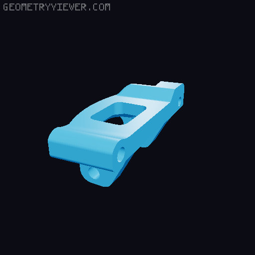 EXPLORER-MK1 3D PRINTED 1:10 RC CHASSIS 3D model thumbnail