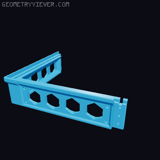 BambuLab X1/C Ventilation with Cover & TPU Seals 3D model thumbnail