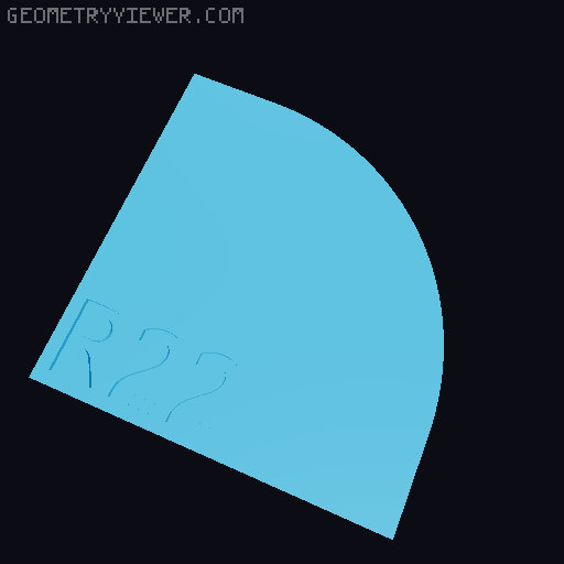 Radius Gauge - Convex & Concave 3D model thumbnail