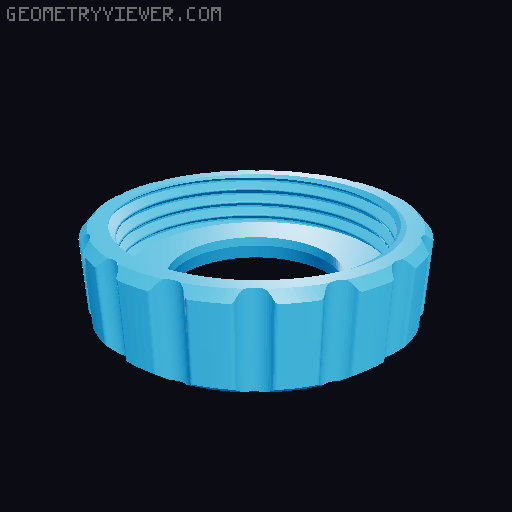 Moon Rocket v2 24mm motor 3D model thumbnail