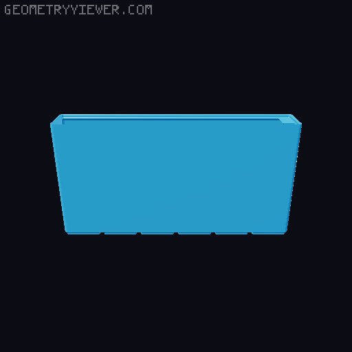 Gridfinity cups height 18 (130mm) collection 3D model thumbnail