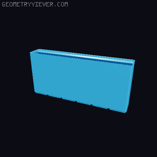 Gridfinity cups height 16 (116mm) collection 3D model thumbnail