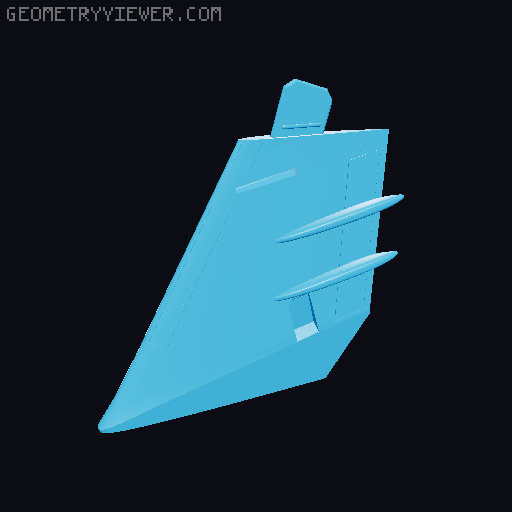 Boeing 747-400 - 1:144 3D model thumbnail