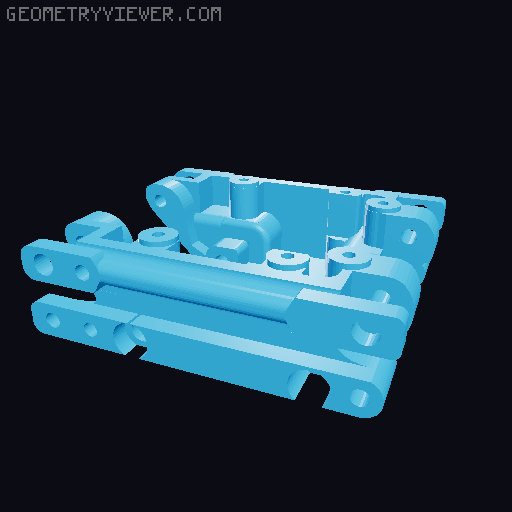trxm high clearance skid 3D model thumbnail