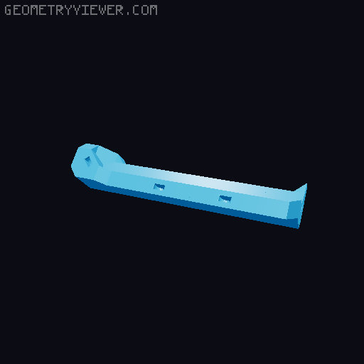 openGrid - Angle connector 3D model thumbnail