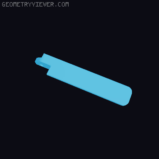 Cantilever PTFE Tubing Cutter  3D model thumbnail