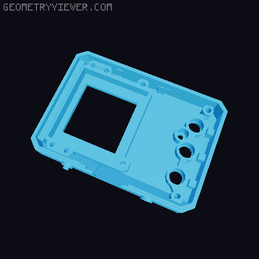 Digimon Kizuna Digivice Shell for DM20/DMX 3D model thumbnail