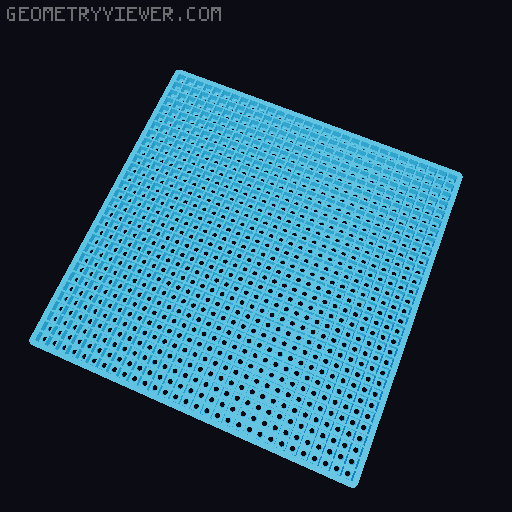 Customizable pixel box on desk v2.0 - different sizes 3D model thumbnail