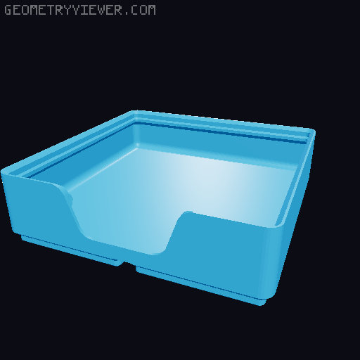 Gridfinity wall cutout collection 3D model thumbnail