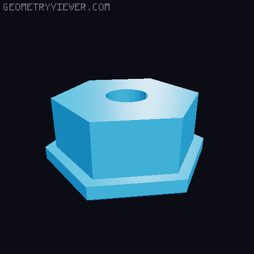 Elegant Screwiverse Inserts for Honeycomb Storage Wall (HSW) 3D model thumbnail