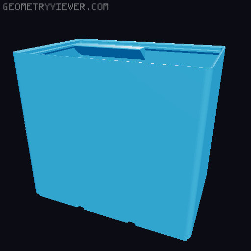 Gridfinity cups height 16 (116mm) collection 3D model thumbnail