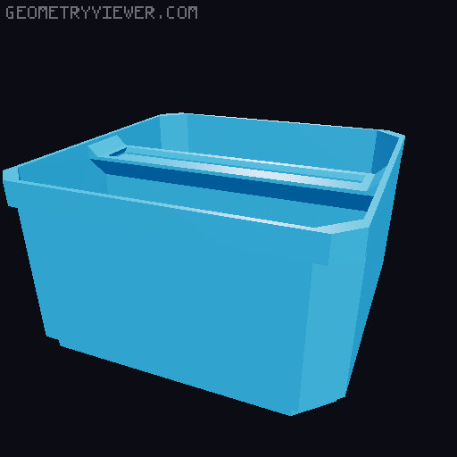 PackUp + Lables Nesting Bin Remix for Milwaukee Packout 3D model thumbnail